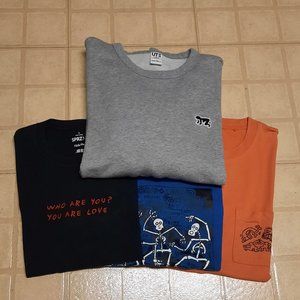 Keith Haring Pullover Sweatshirt and Three Keith Haring Tee Shirts, M & S